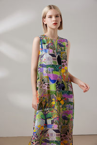 Whimsical Printed Dress